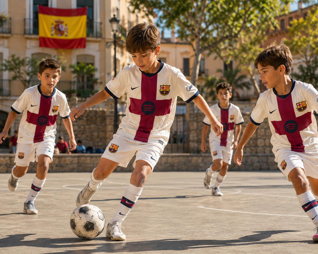 FC Barcelona Red Cross Kids Jersey