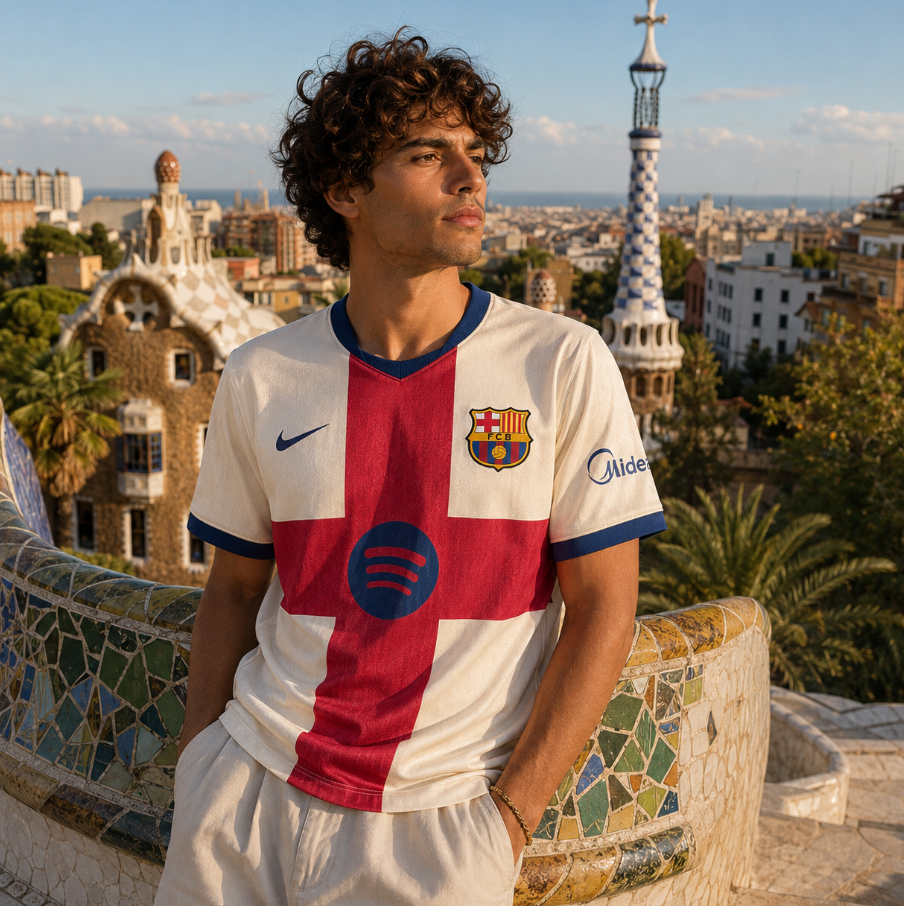 FC Barcelona Big Red Cross Special Edition Jersey