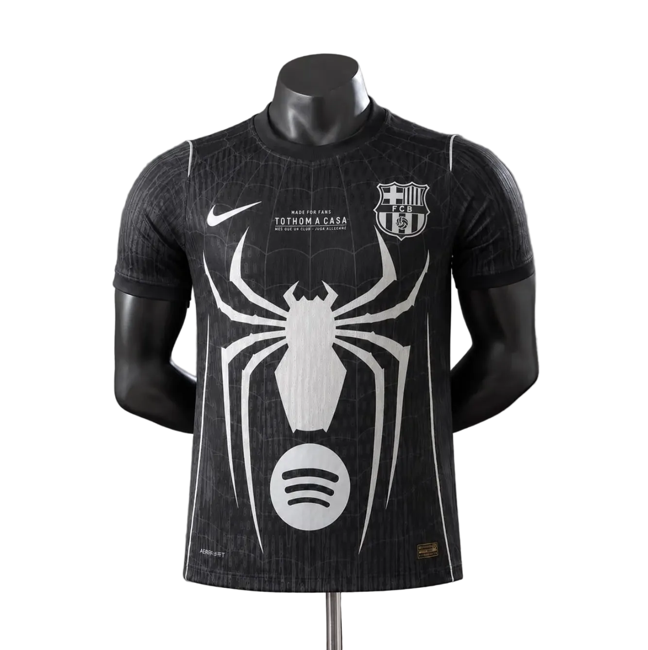 FC Barcelona Black Spider-Man Jersey