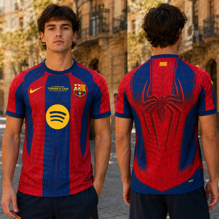 FC Barcelona Spider-Man Special Edition Jersey