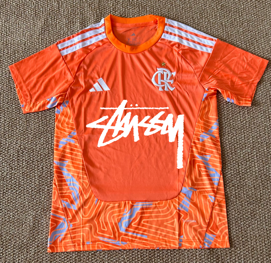 Flamengo Stussy Orange Jersey