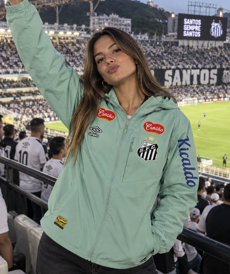 Santos Green Windbreaker Jacket