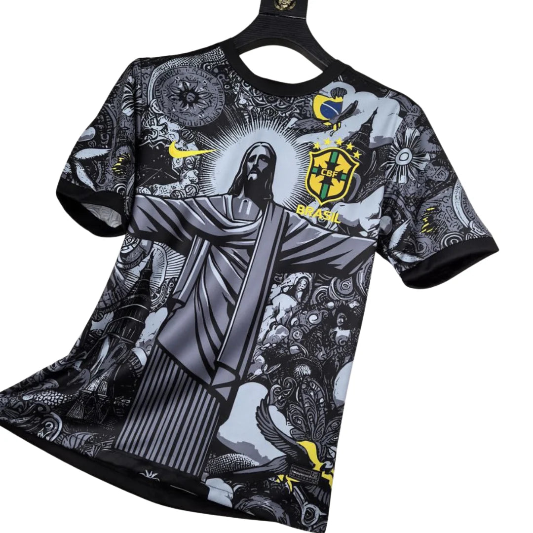 la Camiseta de Brasil Jesucristo Redentor 24-25 Edición Especial