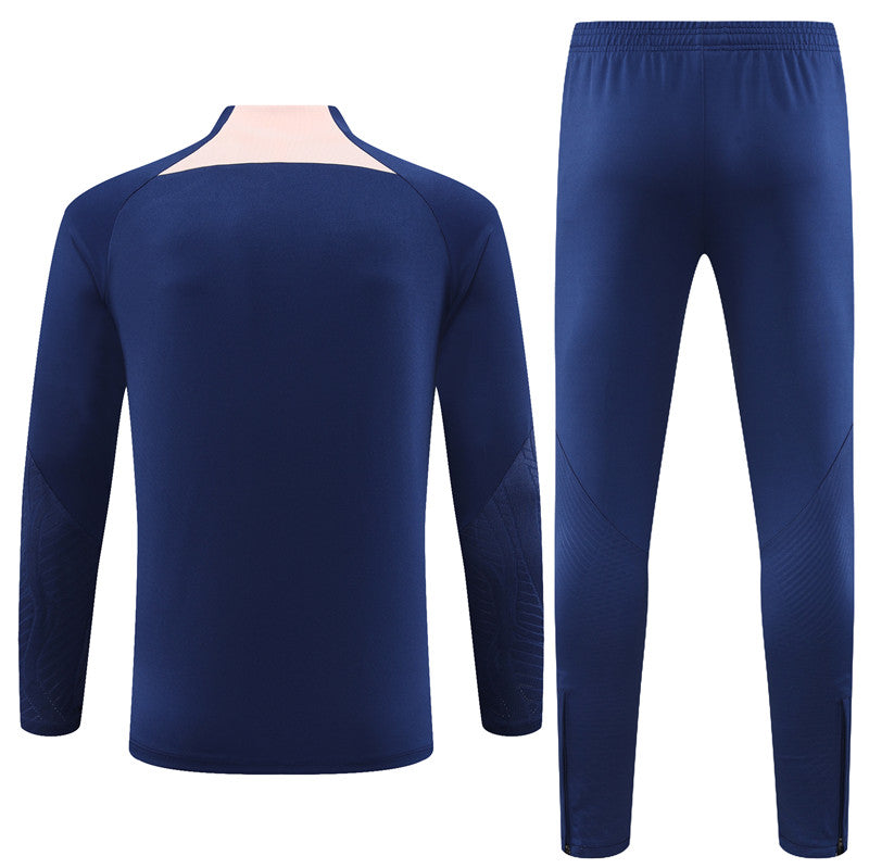 Tuta Blu Reale Atletico Madrid 23-24 (Mezza zip)
