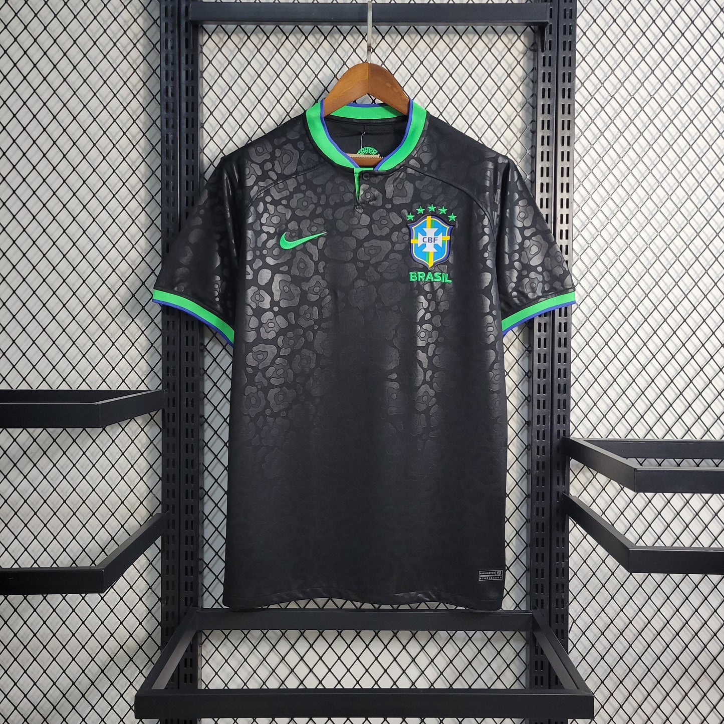 Brazil Black kit Leopard print  2024