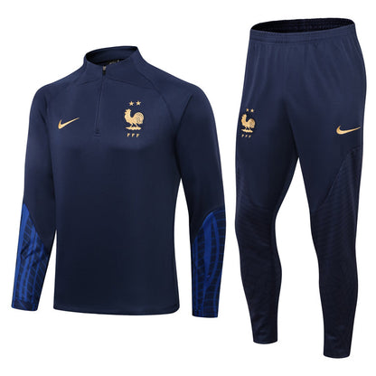 France 22-23  Blue  Junior Tracksuit