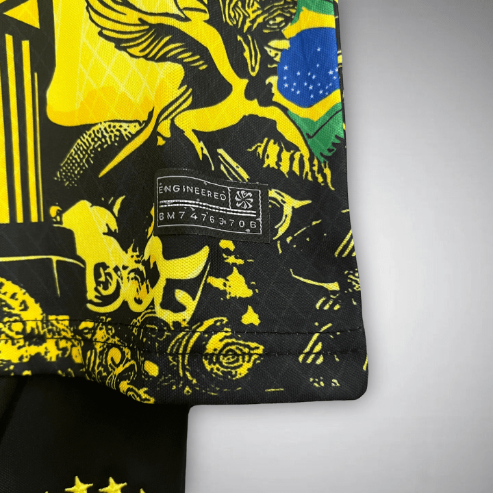 Brazil Jesus Christ the Redeemer Kids Jersey – Yellow Edition