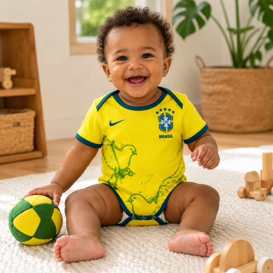 Brazil baby jersey