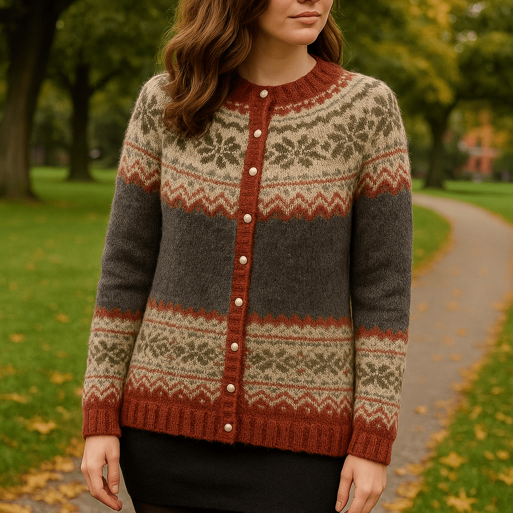 Cardigan Donna Maglia Calda Vestibilità Chic Quotidiana