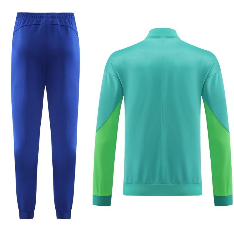 Survêtement vert Brésil 23-24 (fermeture éclair intégrale)