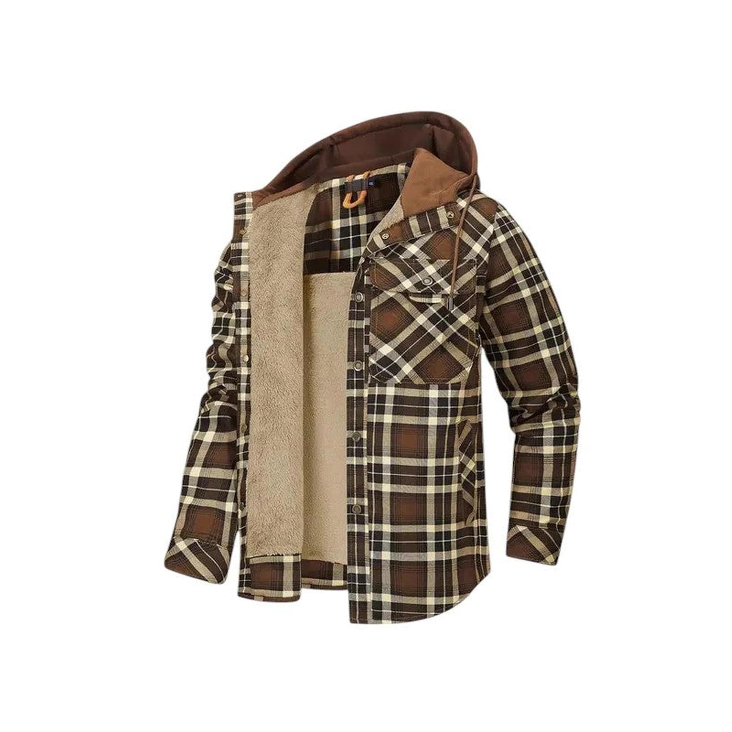 Karierte Jacke Herren Mit Kapuze