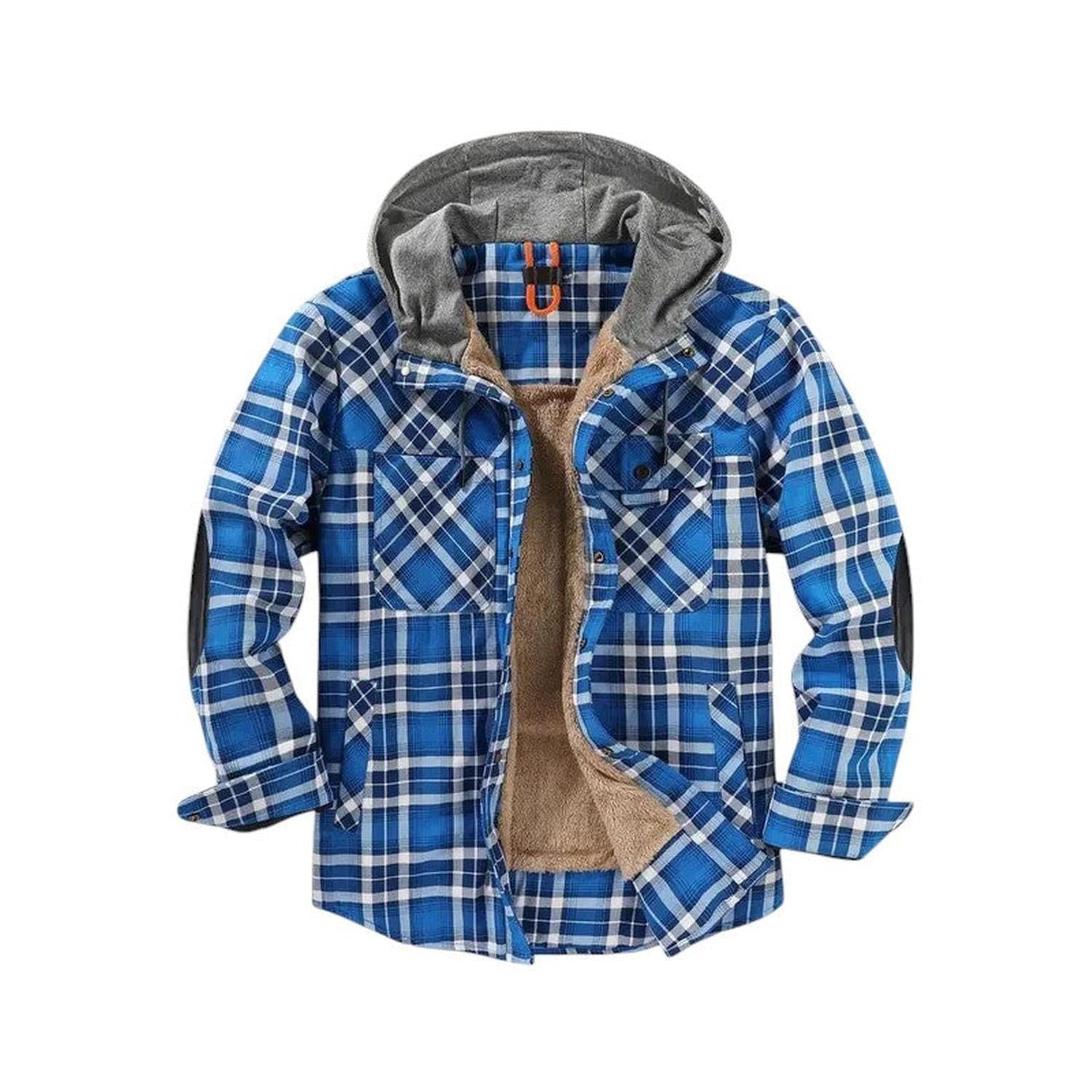 Karierte Jacke Herren Mit Kapuze