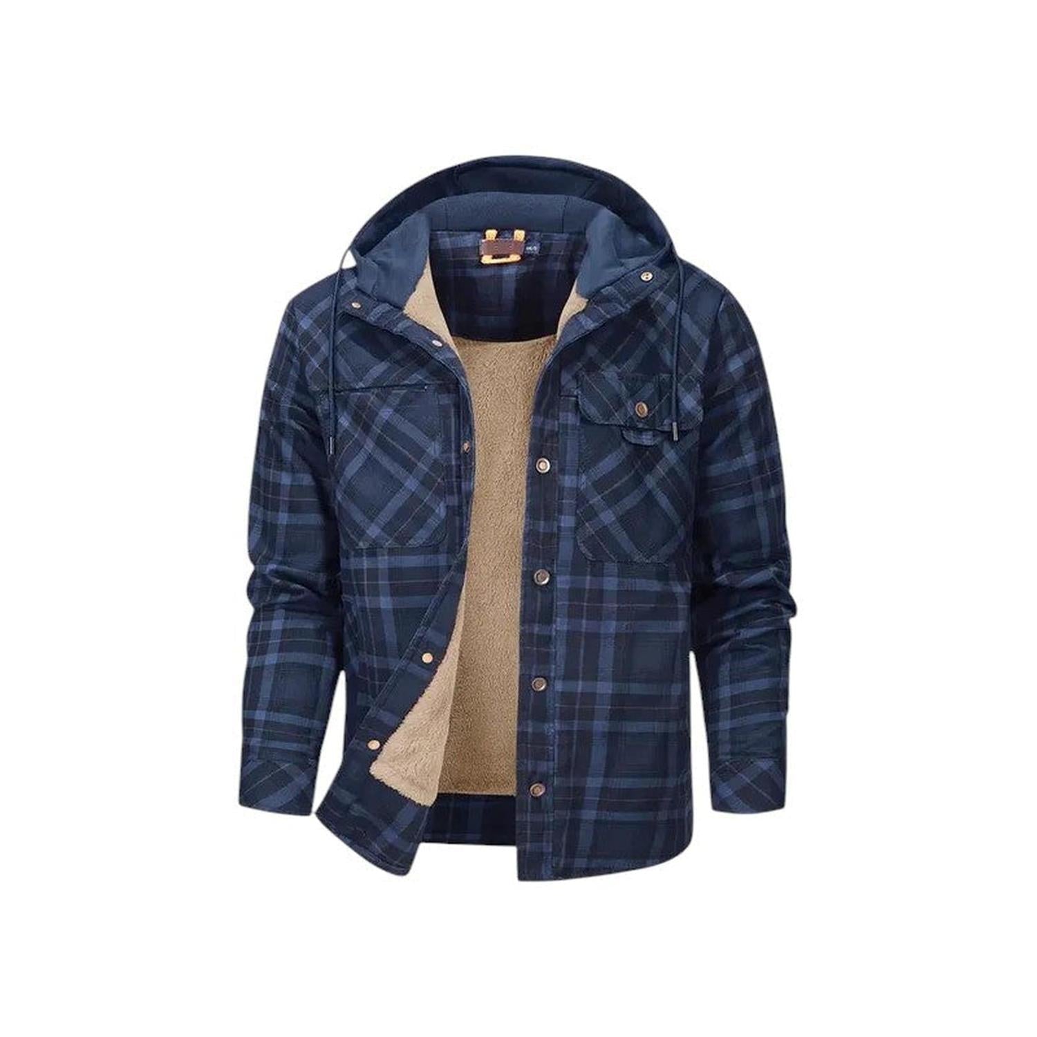 Karierte Jacke Herren Mit Kapuze