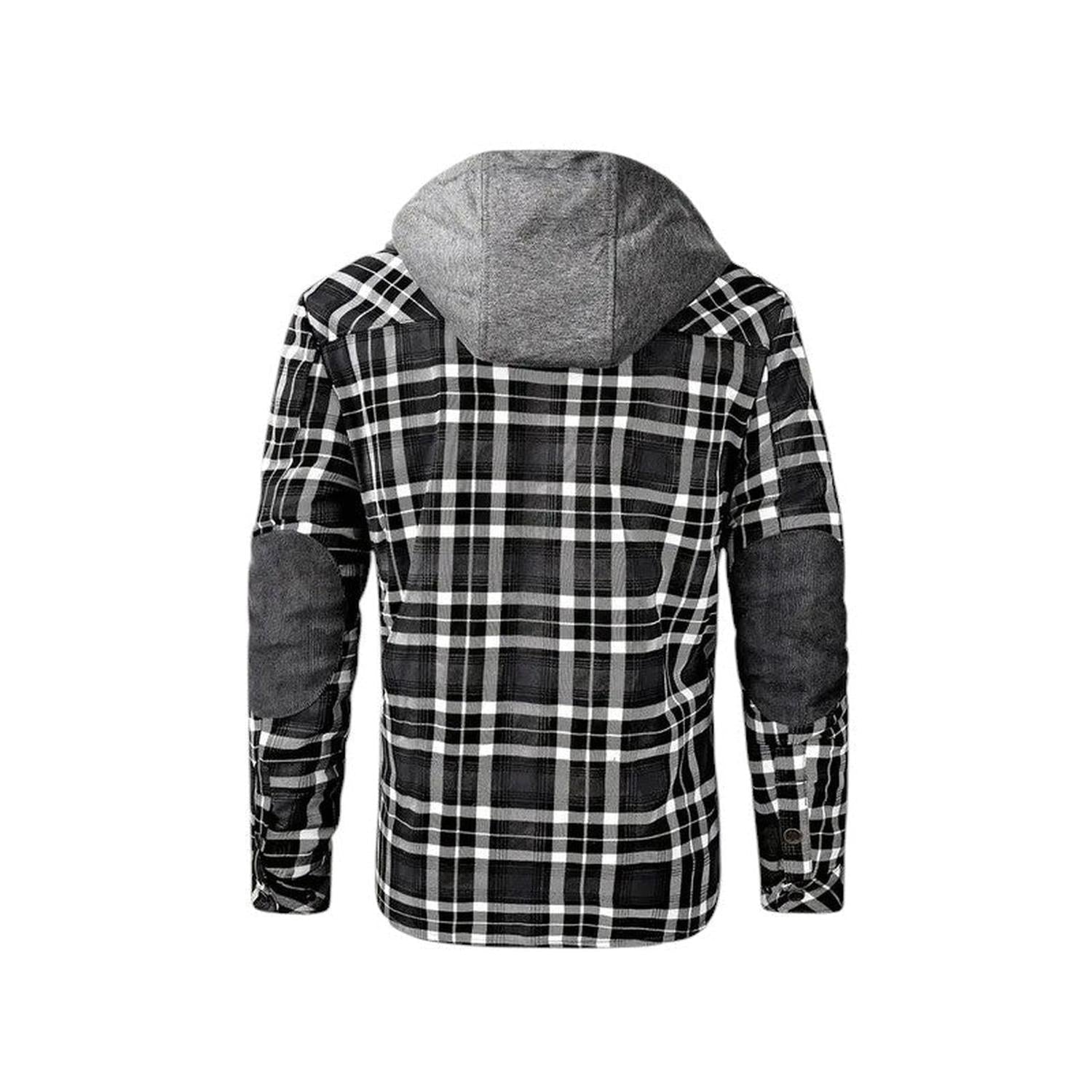 Karierte Jacke Herren Mit Kapuze
