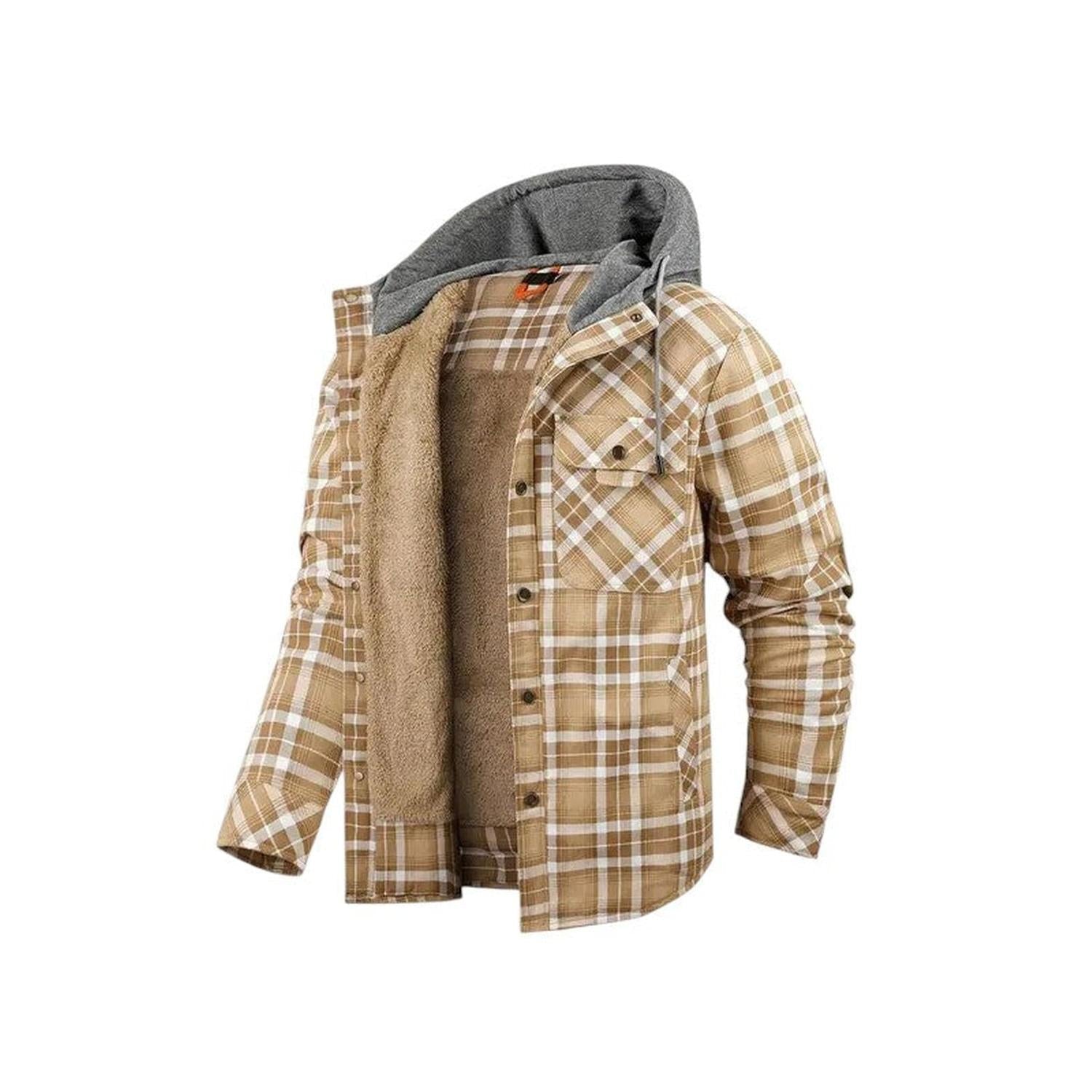 Karierte Jacke Herren Mit Kapuze