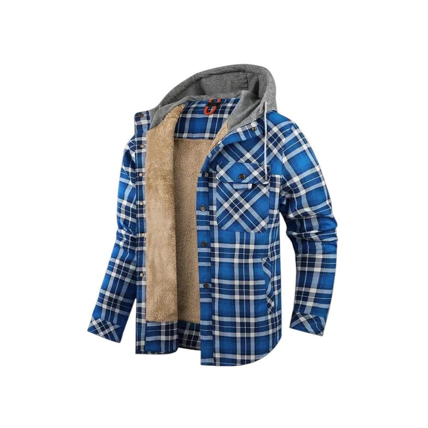 Karierte Jacke Herren Mit Kapuze