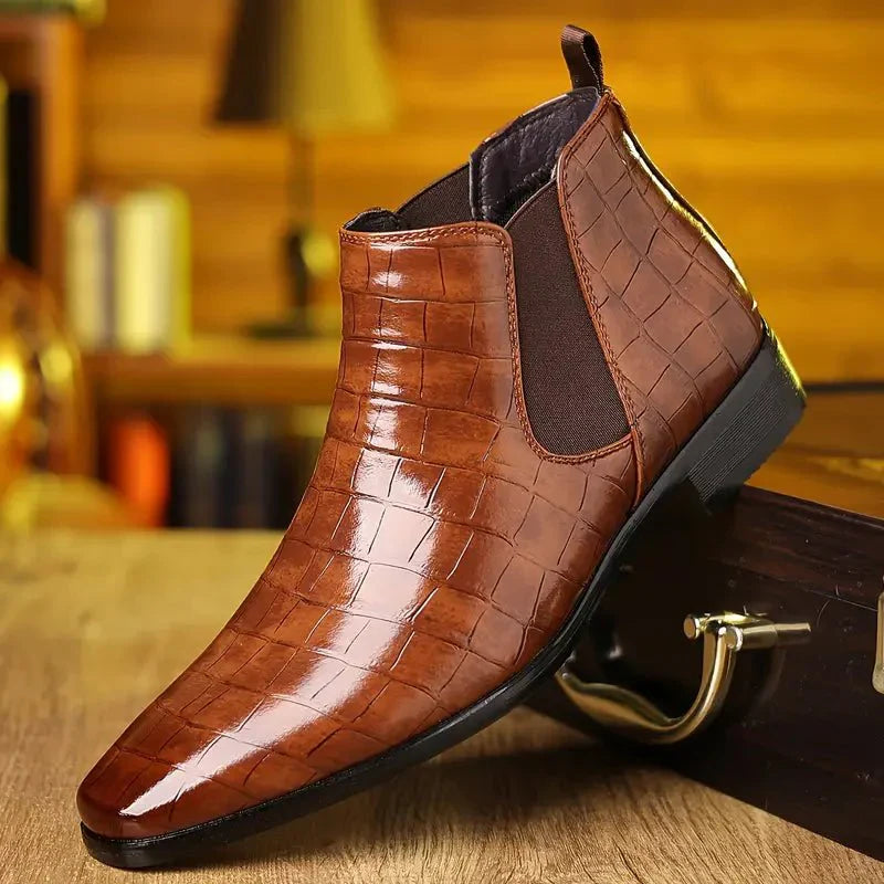 Chelsea-Stiefel Herren Elegant Raffiniert Moderner Alltagsstil