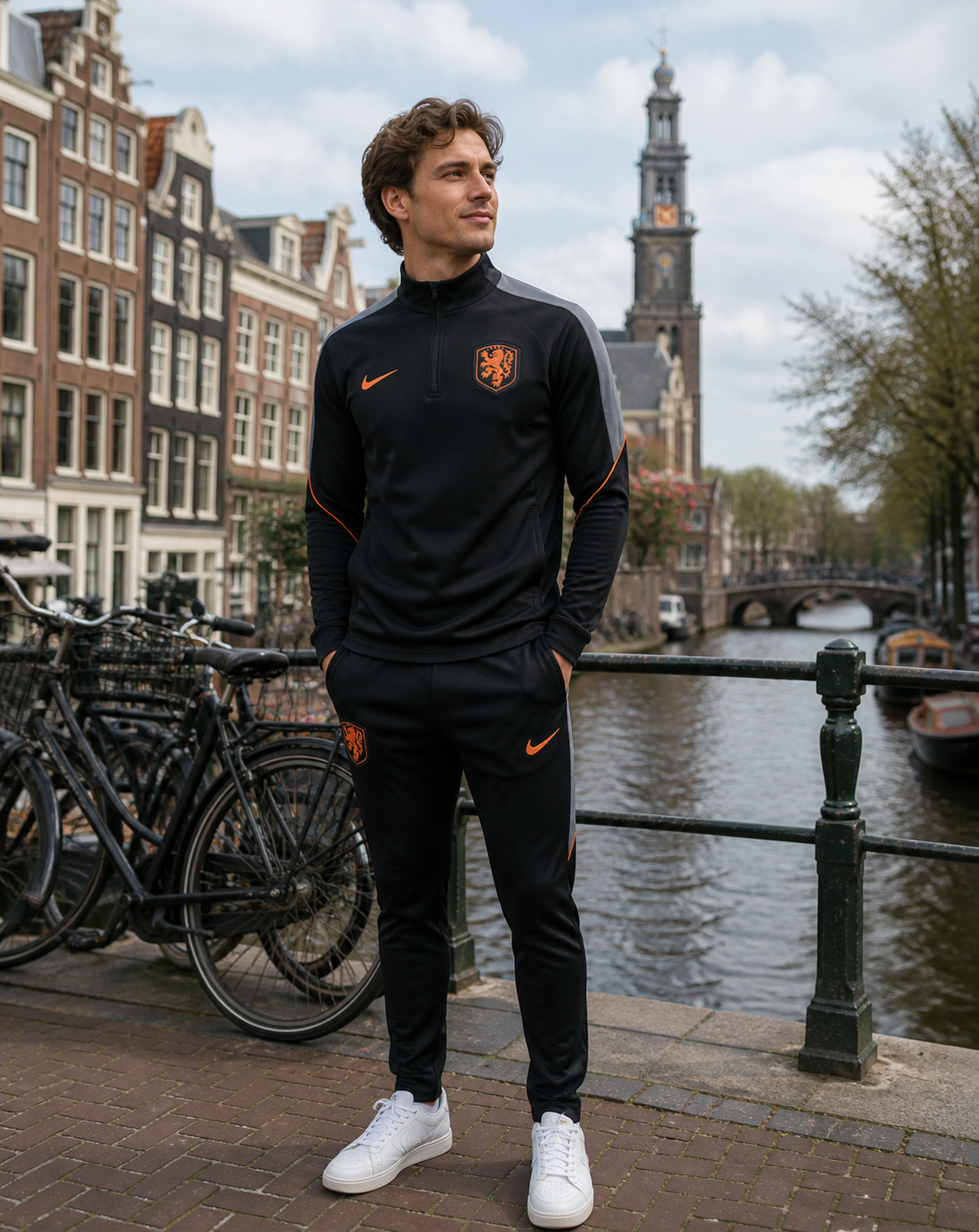 Netherlands Black tracksuit 2026
