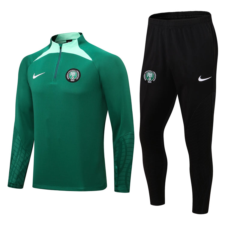 Nigeria 22 23 Green Tracksuit Xclusivejerseys