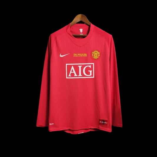 Manchester United Long sleeves Final Champions league 2007/2008 Season