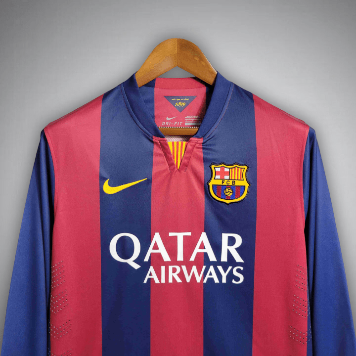 FC Barcelona 2014-2015 Long Sleeve Home Kit