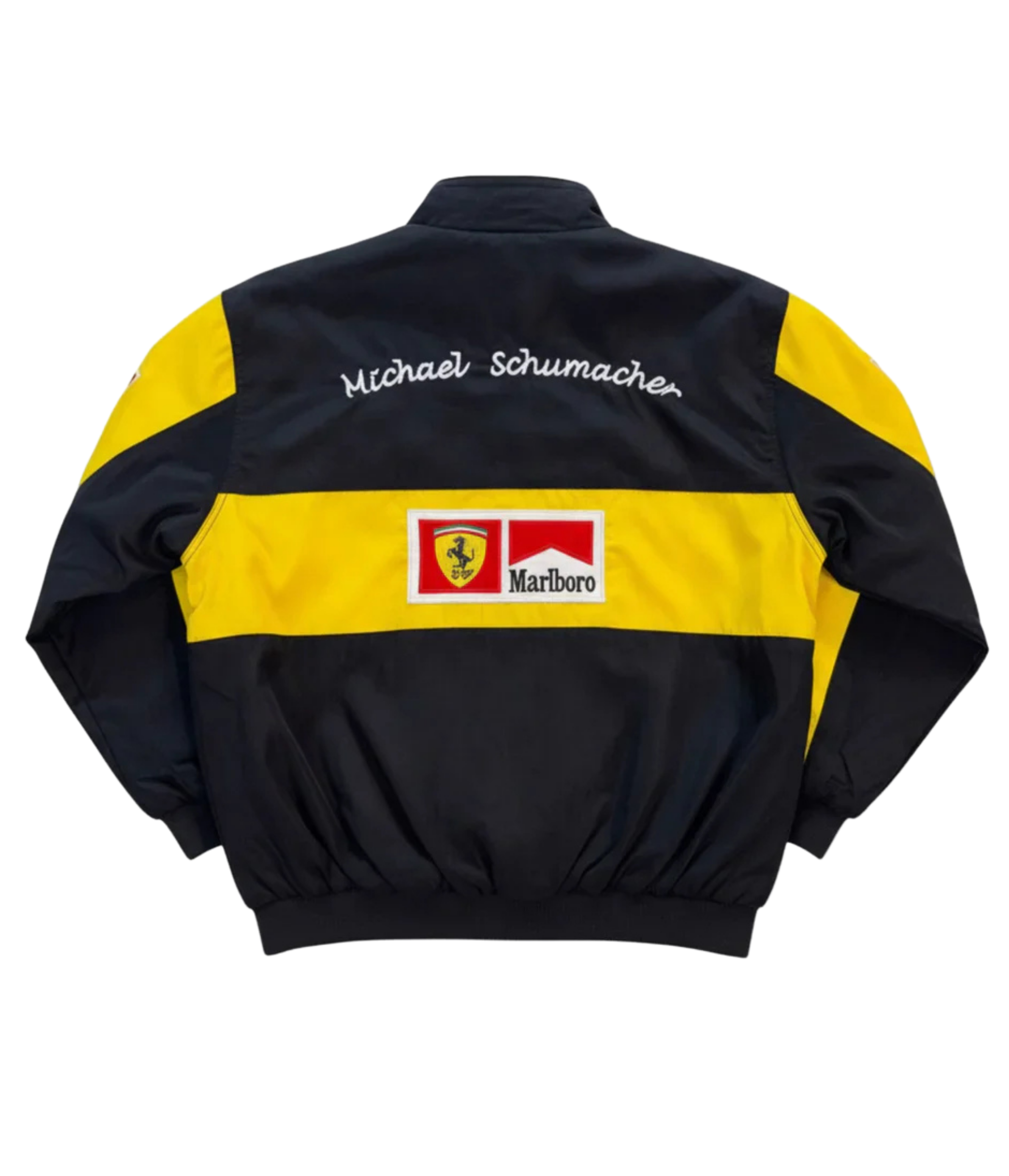 Veste de Course Vintage Ferrari Jaune
