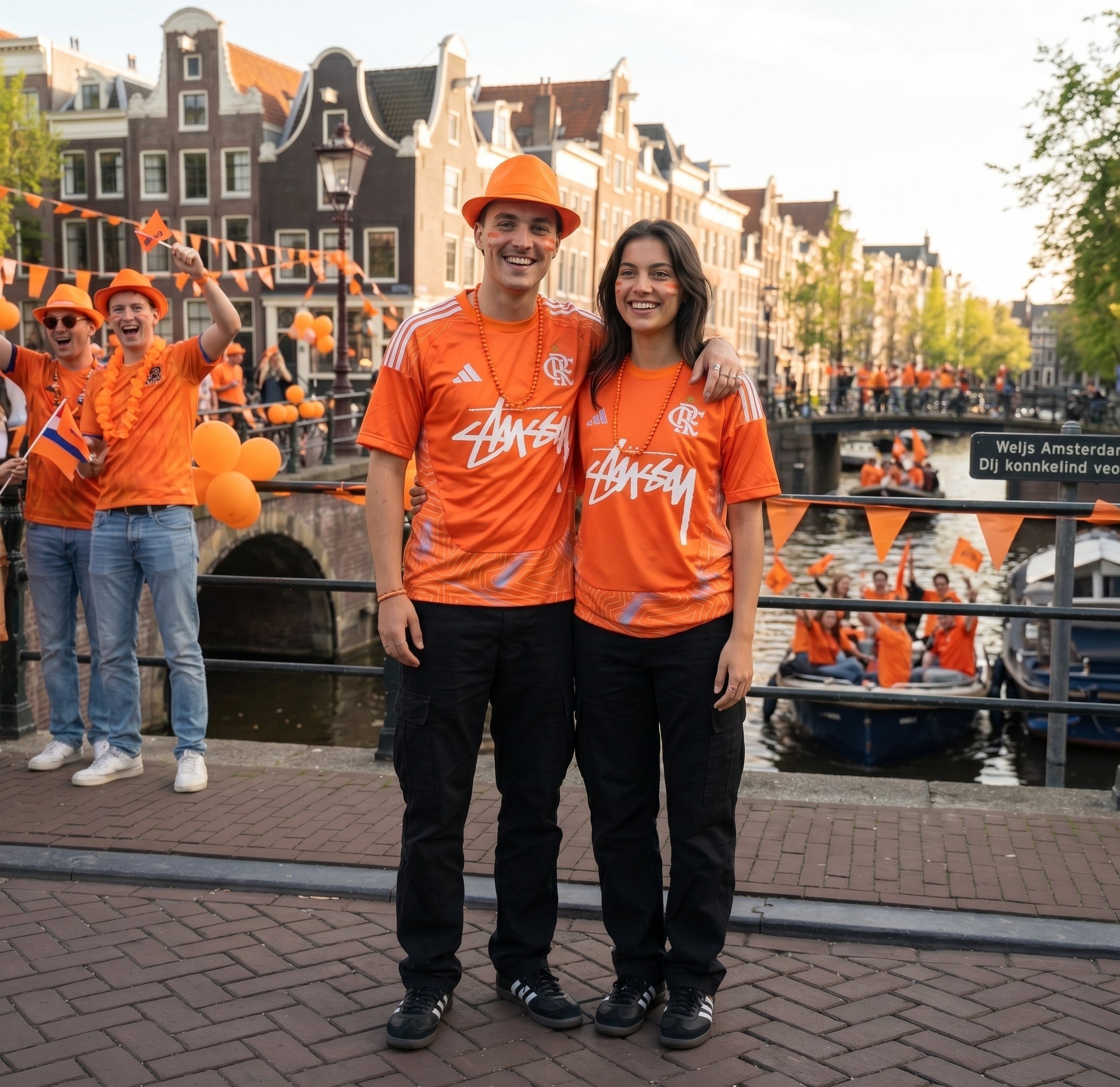 Flamengo Stussy Orange Jersey