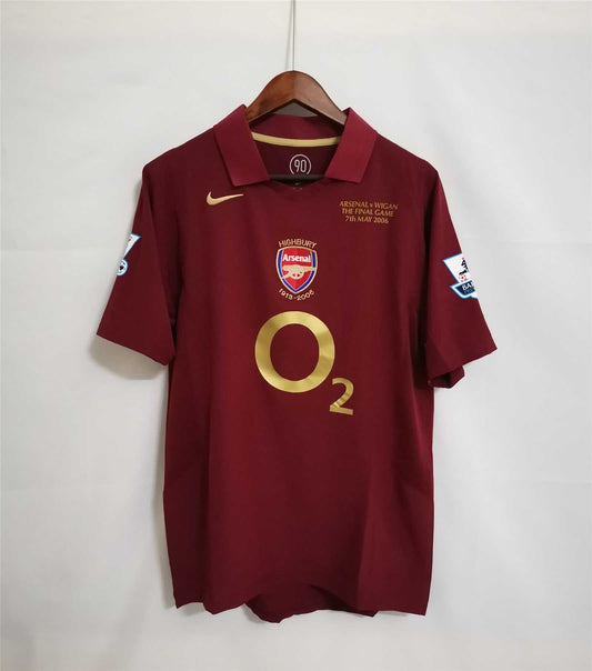 Maillot rétro domicile Arsenal 2005-2006