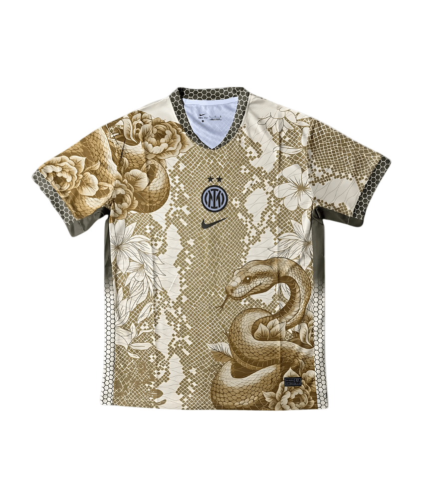 Inter Mailand Goldenes Schlangen-Trikot Sonderedition