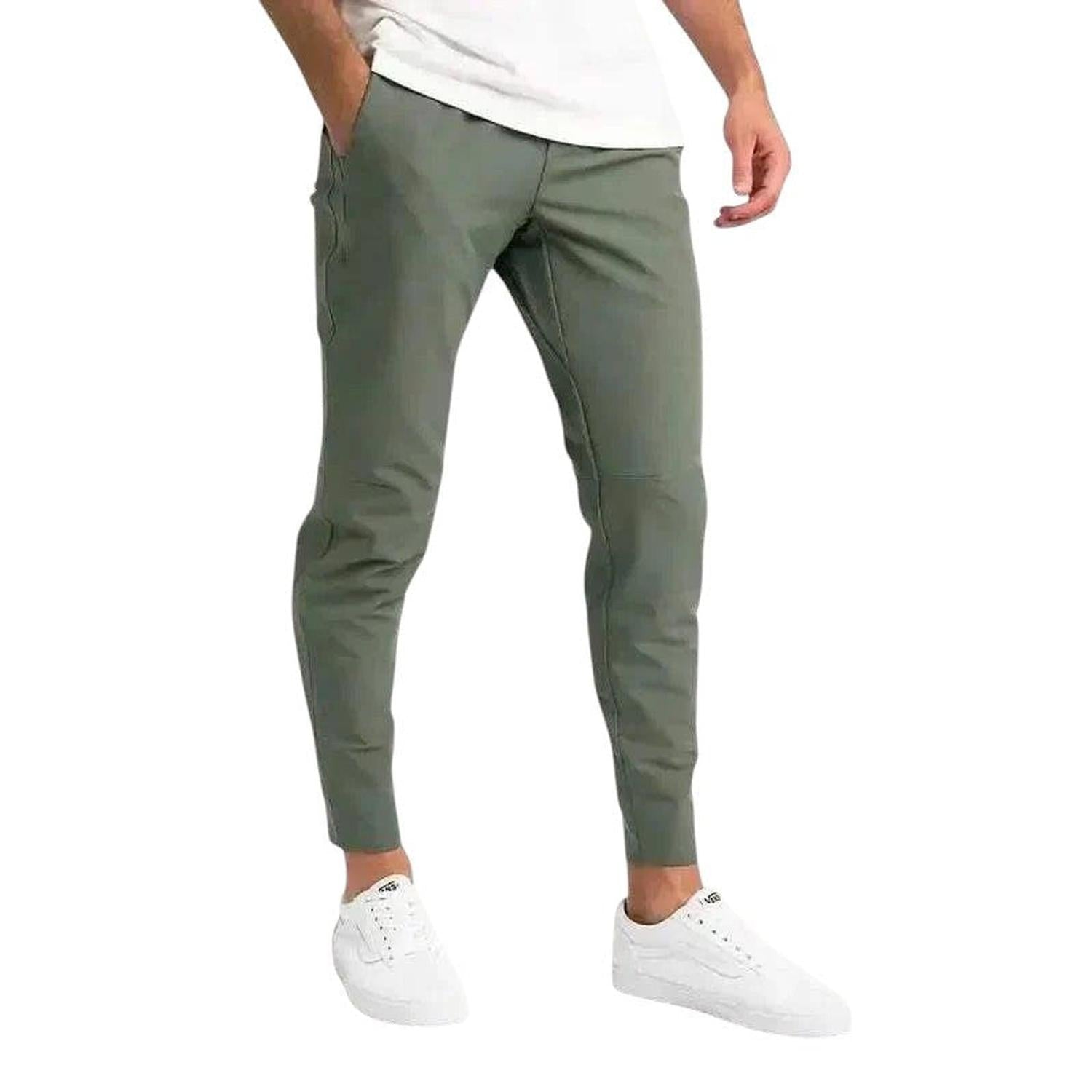 Jogginghosen Herren Schlanke Passform Stretch-Baumwolle Elastische Bündchen