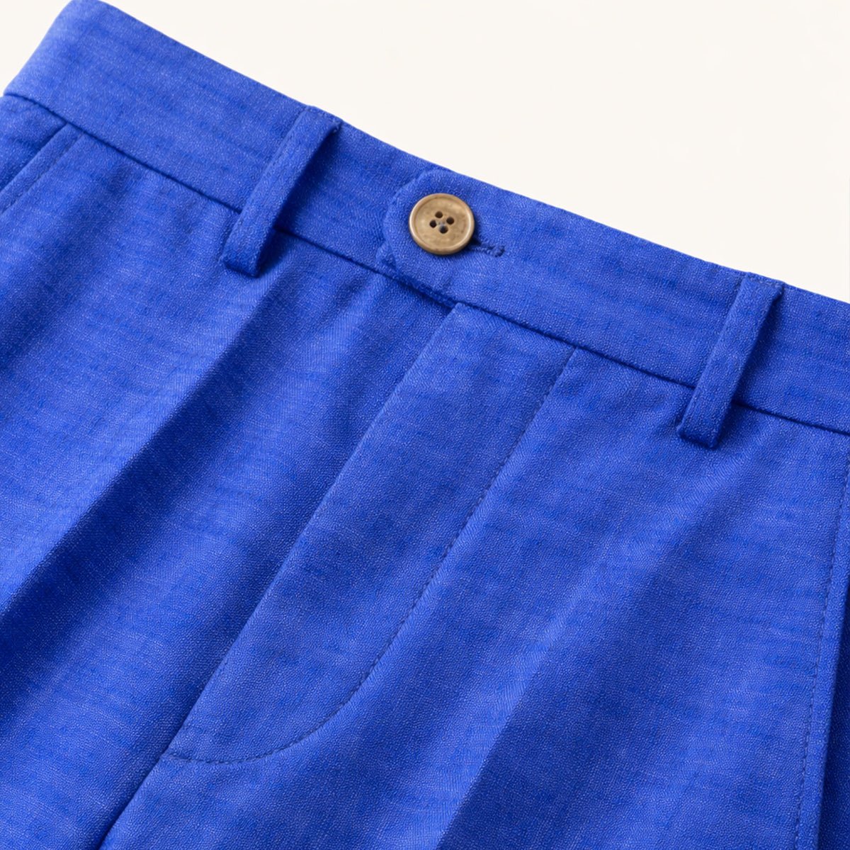 Fato Masculino de Linho — Ajuste Sob Medida com Blazer Texturizado e Calças
