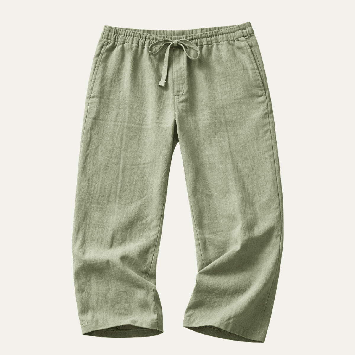 Pantalones de lino para hombre — Ajuste entallado y diseño de pierna moldeada