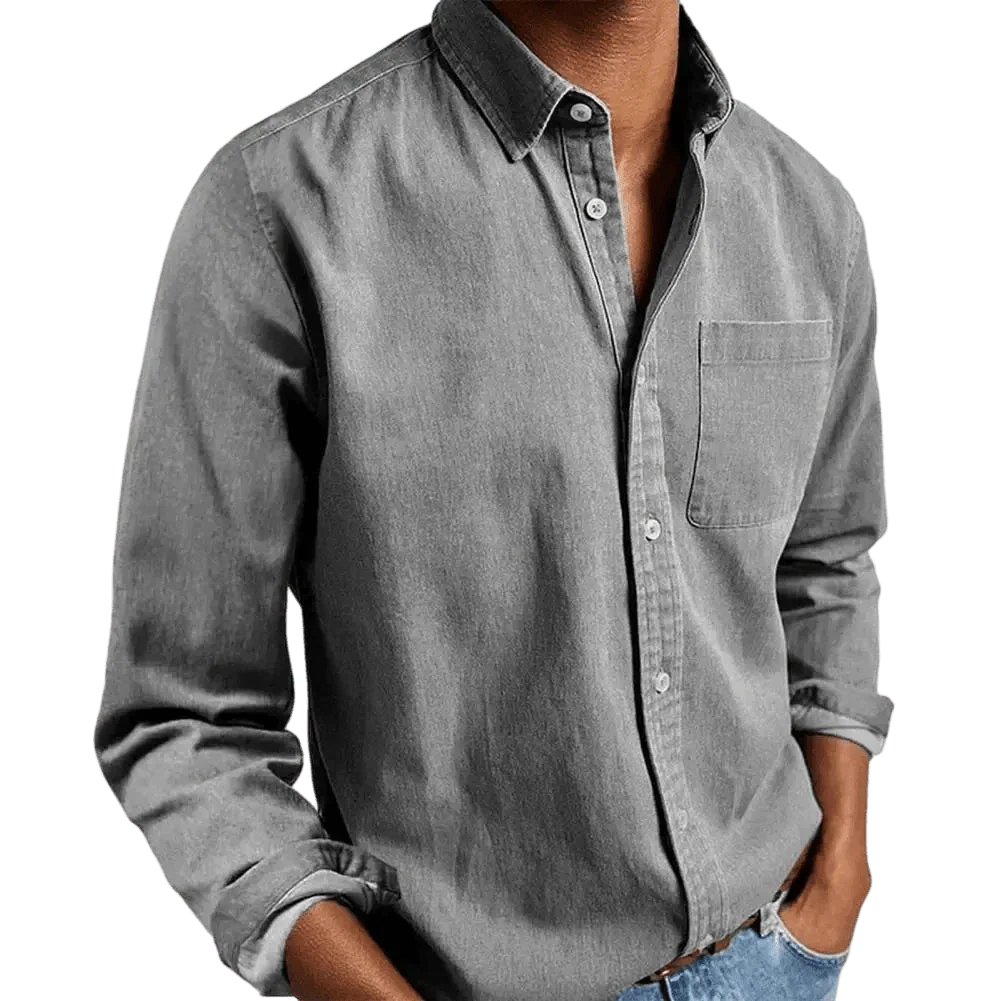 Men's Shirt — Straight Fit Standard Length Classic Cut