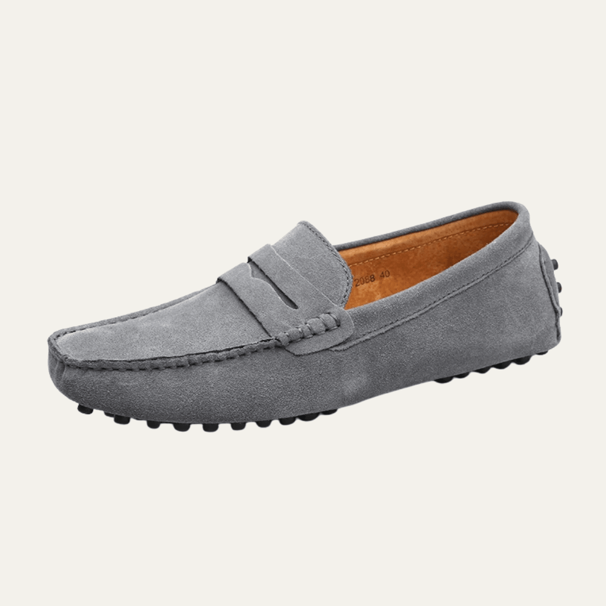 Mocassins Slip-On para Homem — Costura Mocassim, Perfil Baixo