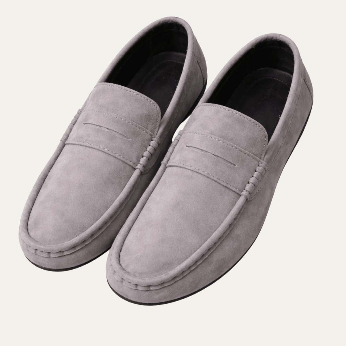Heren instap loafers — Gestikte bovenkant details