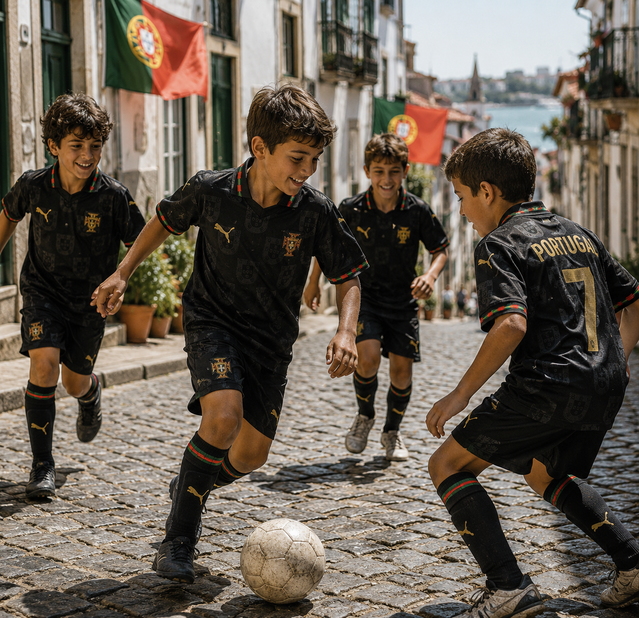 Portugal 2026 Eusébio Kids Jersey