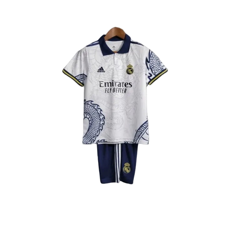 Camiseta para Niños Real Madrid Dragón Blanco