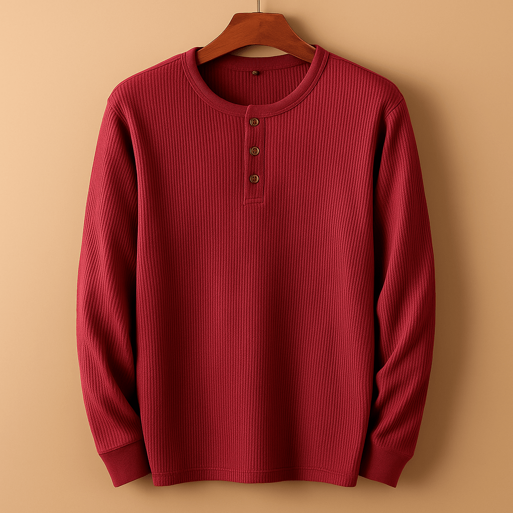 Camisa para hombre manga larga ajuste relajado uso diario casual