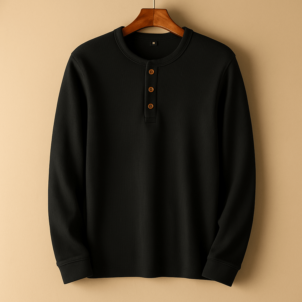 Camisa para hombre manga larga ajuste relajado uso diario casual