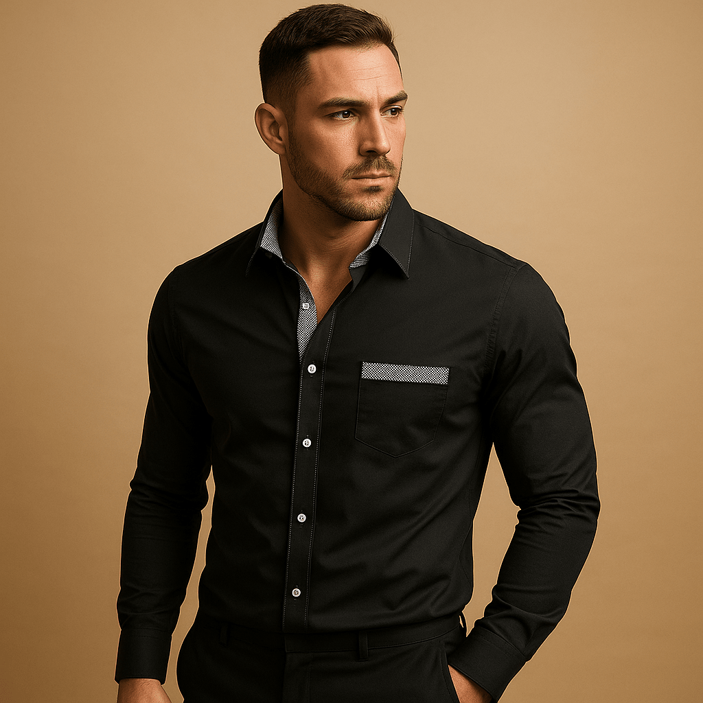 Camisa Homem Corte Slim Perfil Ajustado Design