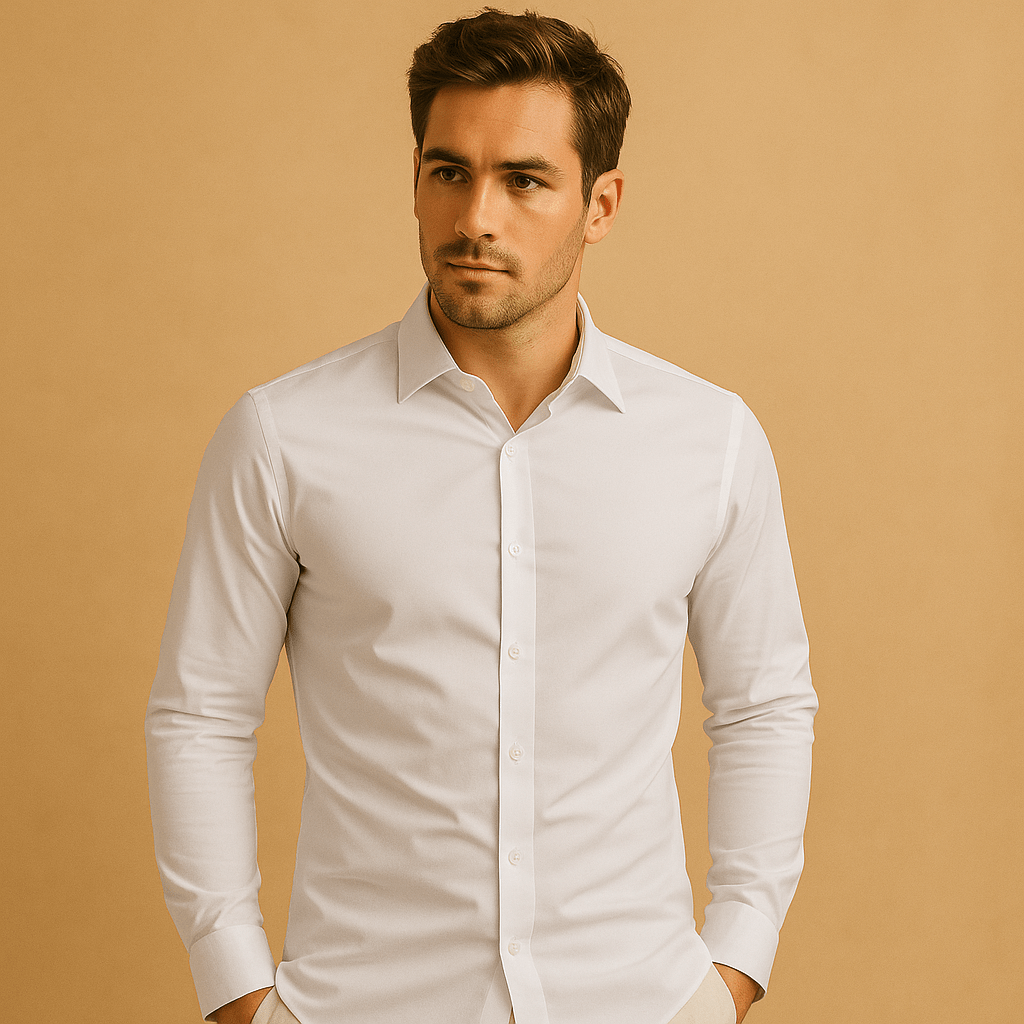 Hemd Herren, Slim Fit, umgeschlagener Kragen, moderner Stil