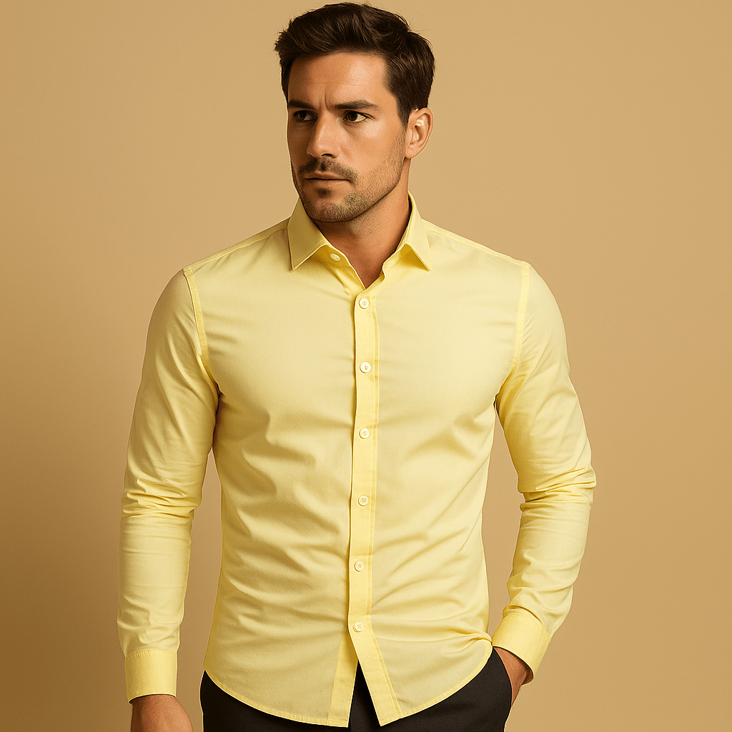 Hemd Herren, Slim Fit, umgeschlagener Kragen, moderner Stil