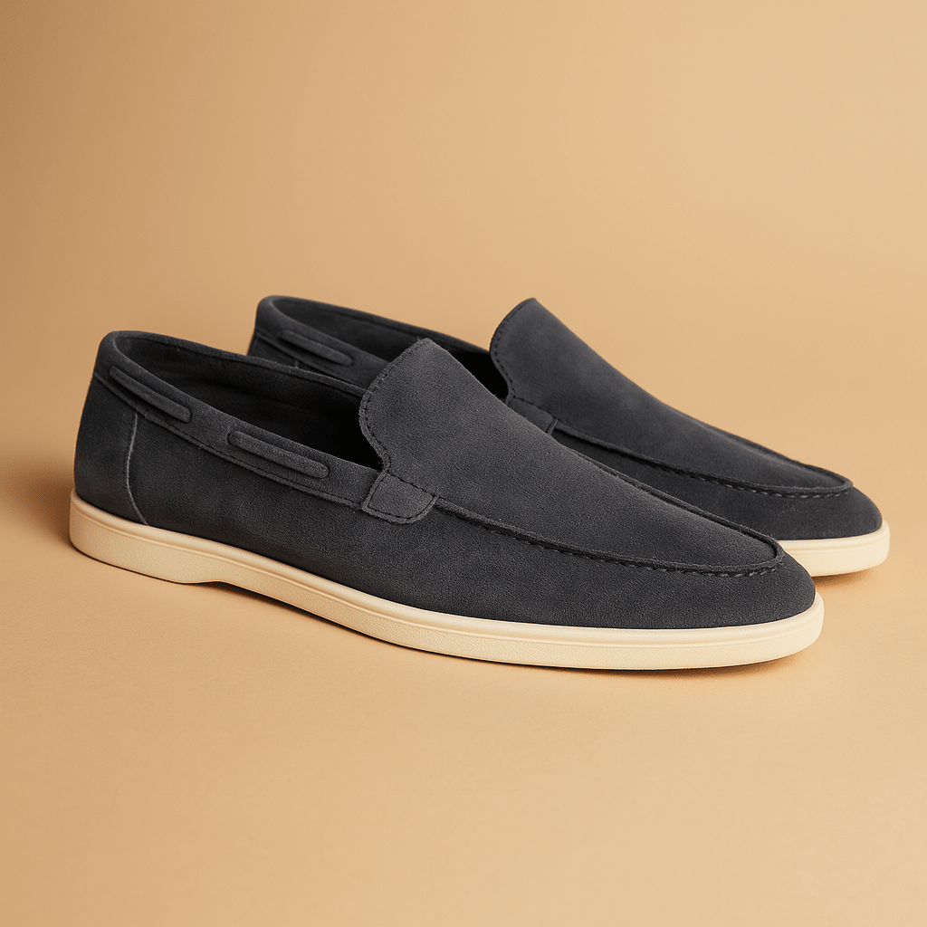 Zapatos slip-on para hombre con diseño slip-on y detalles específicos