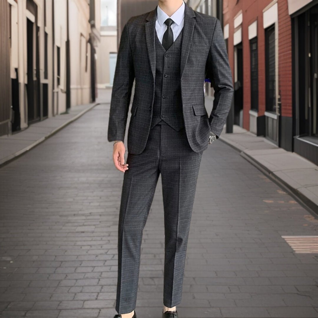 Herren Anzug Schlanke Passform Hochzeitsset Eleganter Look
