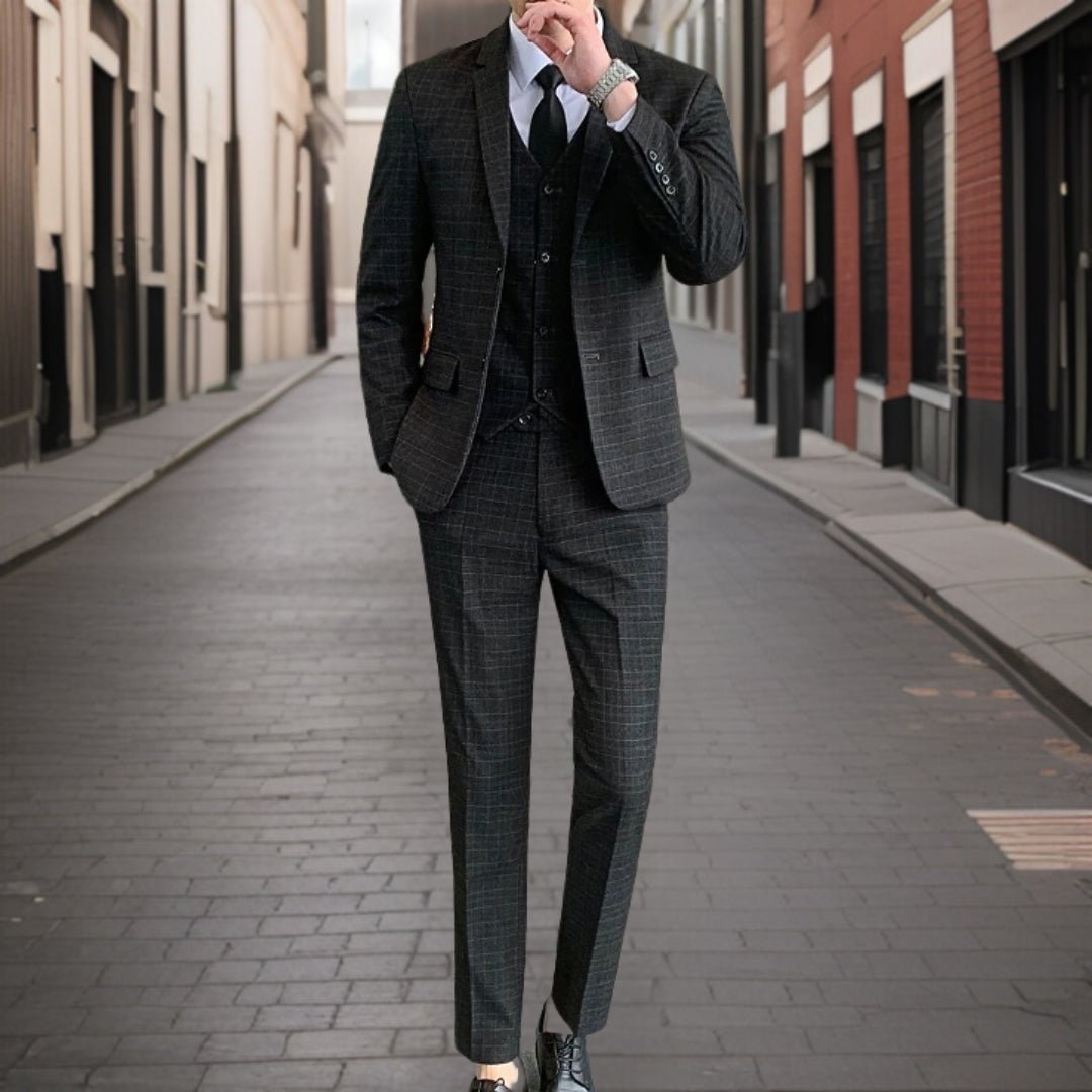 Herren Anzug Schlanke Passform Hochzeitsset Eleganter Look