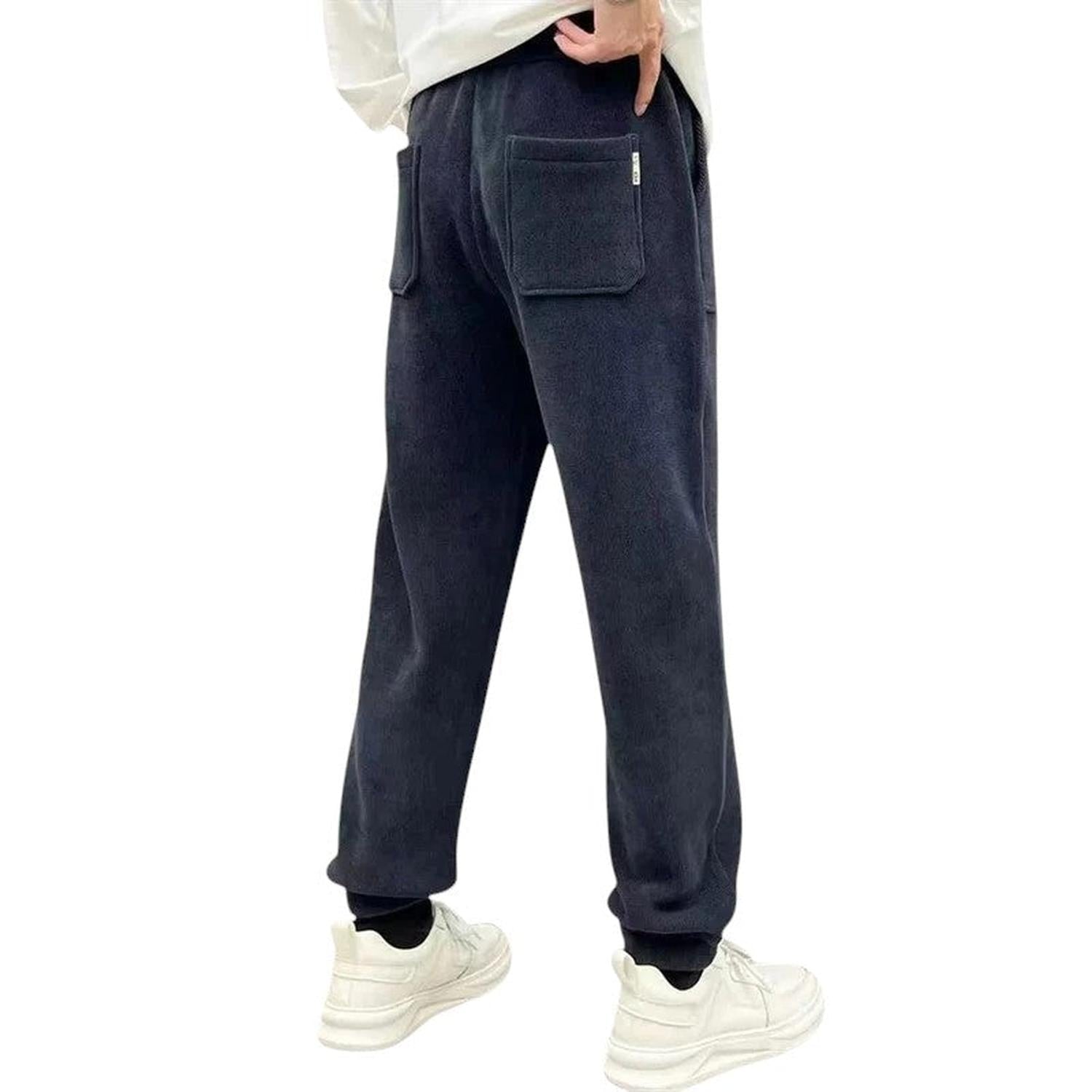Pantaloni Uomo Velluto a Coste Casual Vestibilità Comoda Comfort Outdoor
