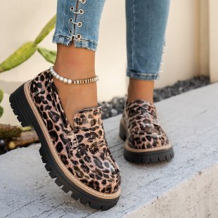 Dames Loafers — Instap Dikke Zool Loopzool Ontwerp