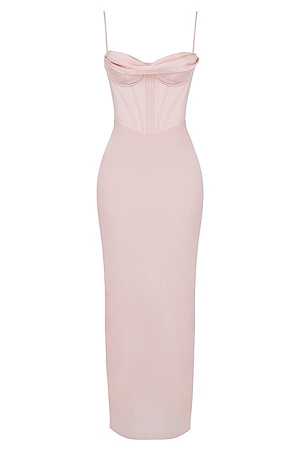 Damen Minikleid — Bodycon-Passform, plissiert, mit Bindverschluss hinten
