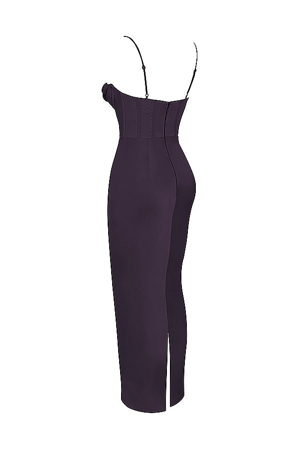 Damen Minikleid — Bodycon-Passform, plissiert, mit Bindverschluss hinten