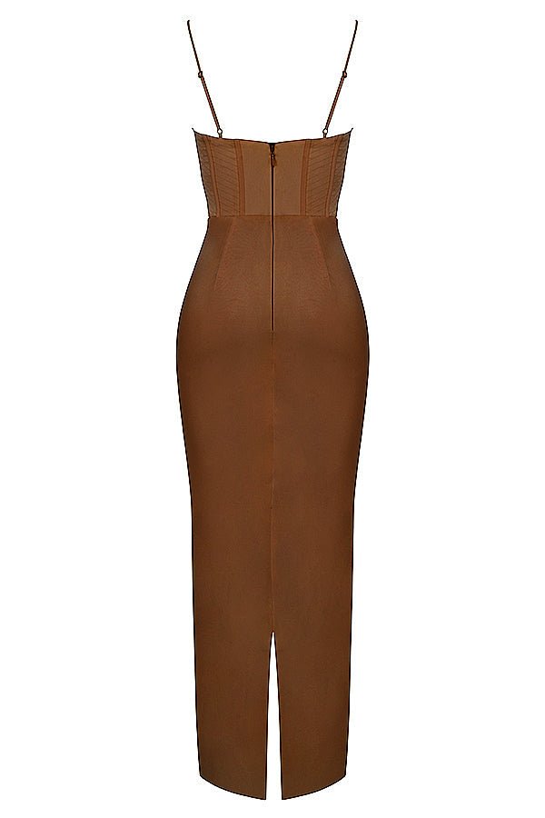 Damen Minikleid — Bodycon-Passform, plissiert, mit Bindverschluss hinten